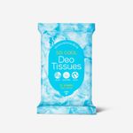 PRRETI So Cool Deo Tissues 15 Sheets Portable Cooling and Deodorizing Body Wipes with Aqua Scent and Charcoal Powder _ Made in Korea